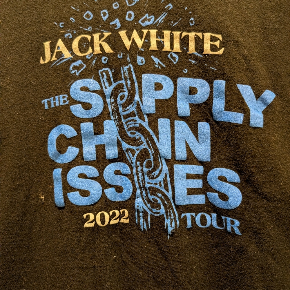 Jack White 2022 Tour Baseball Shirt,XXL